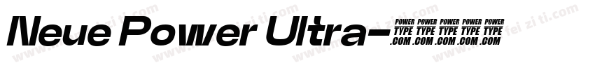 Neue Power Ultra字体转换